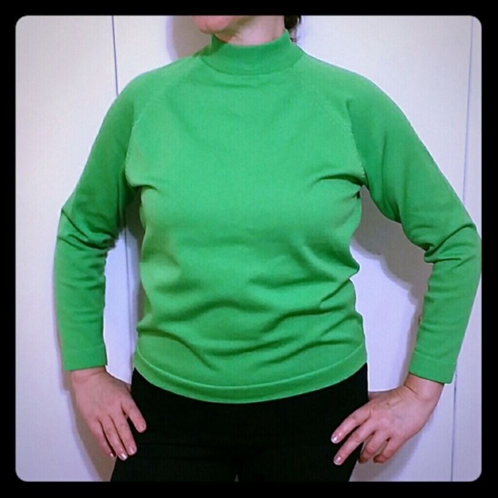 Eastern German Lime Mock Neck